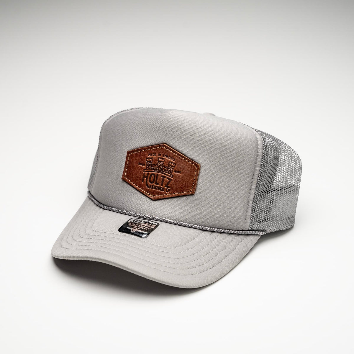 Debossed Heat Pressed - OTTO CAP 39-165 5 Panel High Crown Mesh Back Trucker Hat ~ Customized with YOUR LOGO