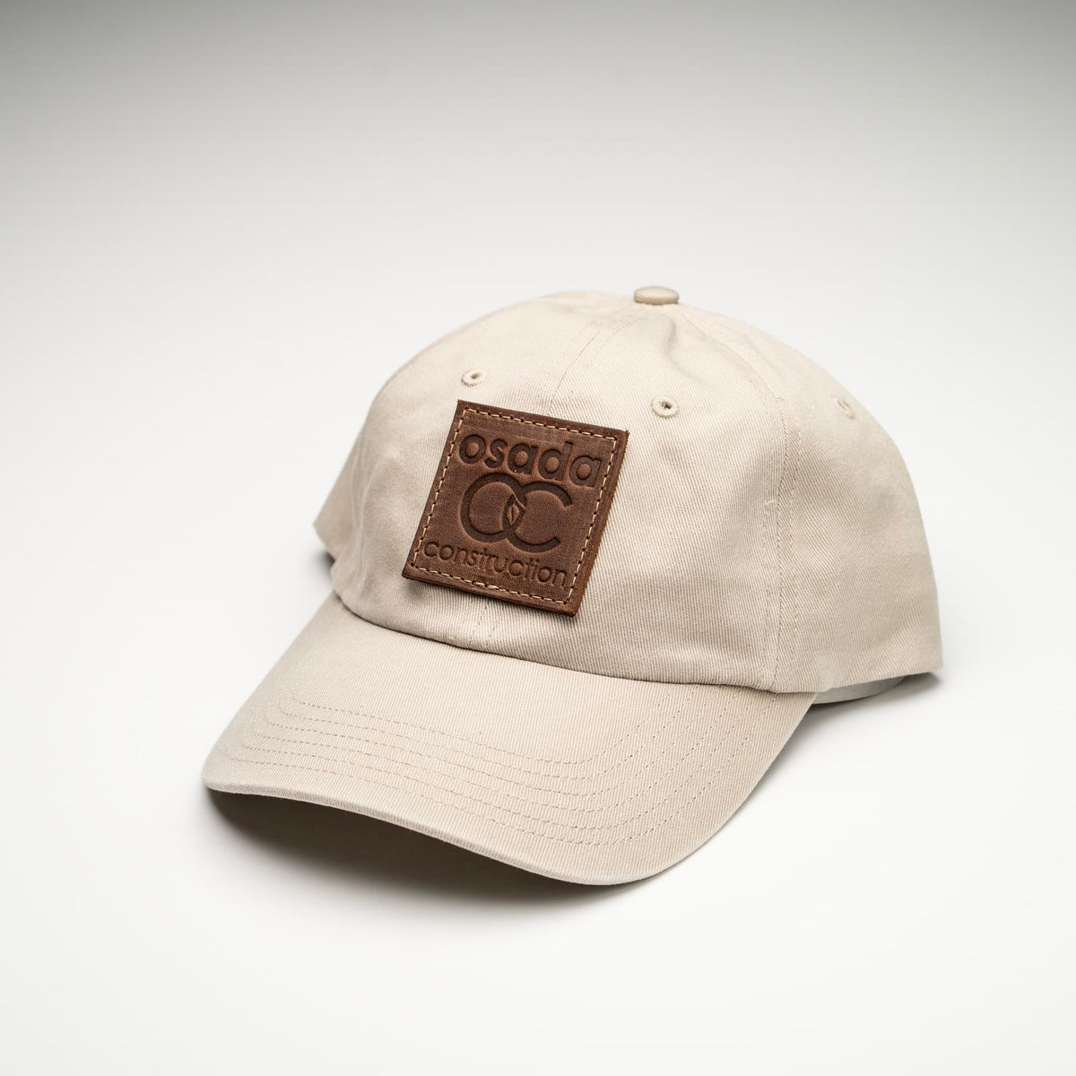 Debossed Heat Pressed - Richardson R55 Dad/Mom Cap Low Profile Leather Patch Hat with YOUR LOGO