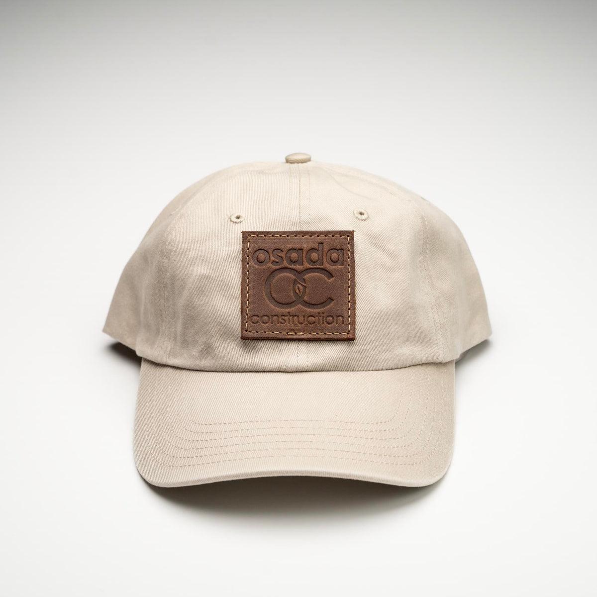 Debossed Heat Pressed - Richardson R55 Dad/Mom Cap Low Profile Leather Patch Hat with YOUR LOGO