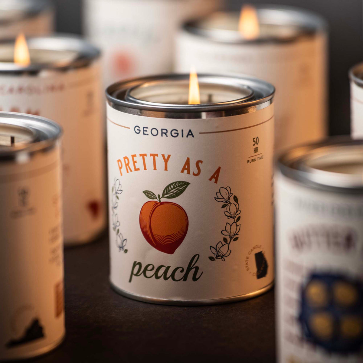 Georgia - Pretty as a Peach State Candle