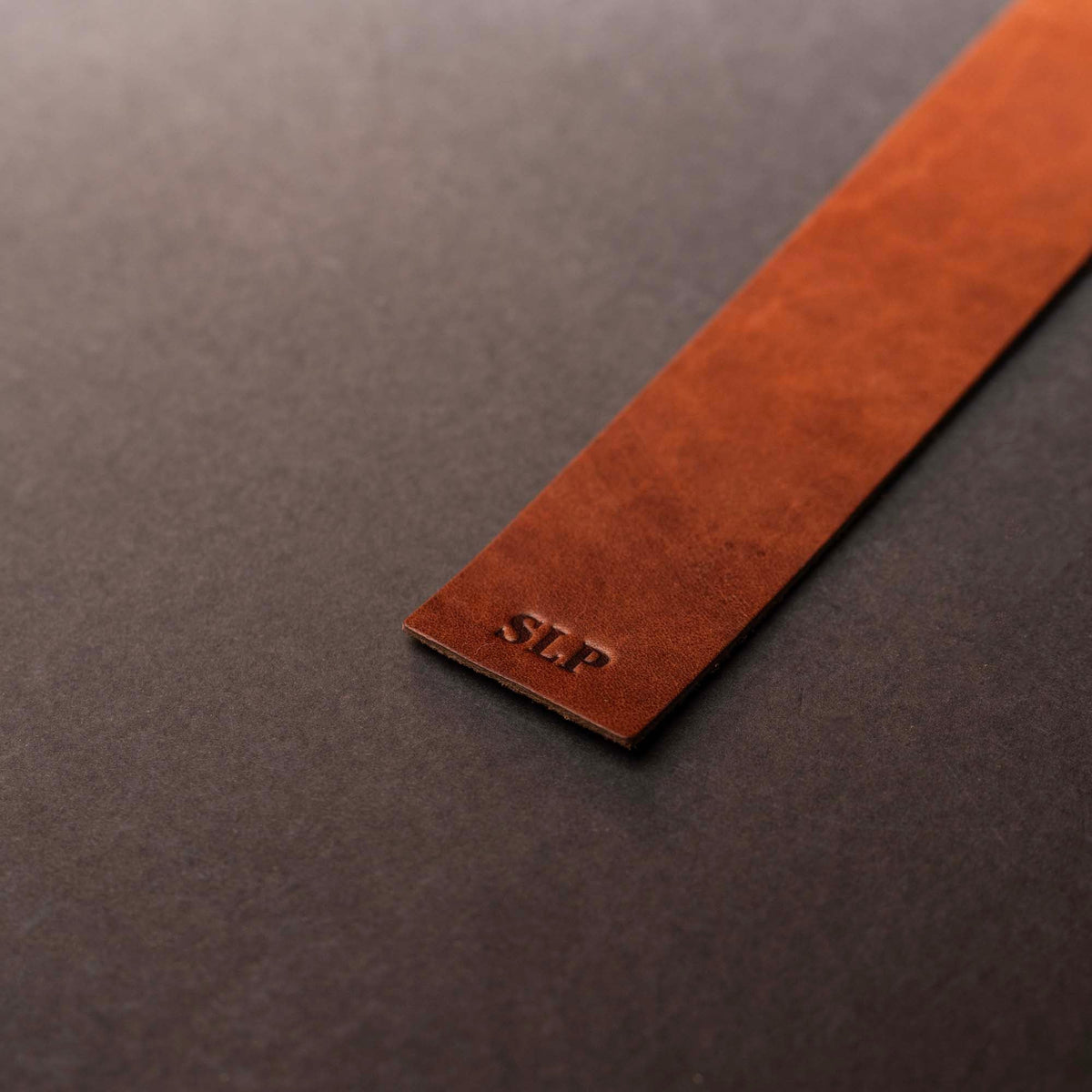 The Scribe - Personalized Fine Leather Two-Tone Bookmark