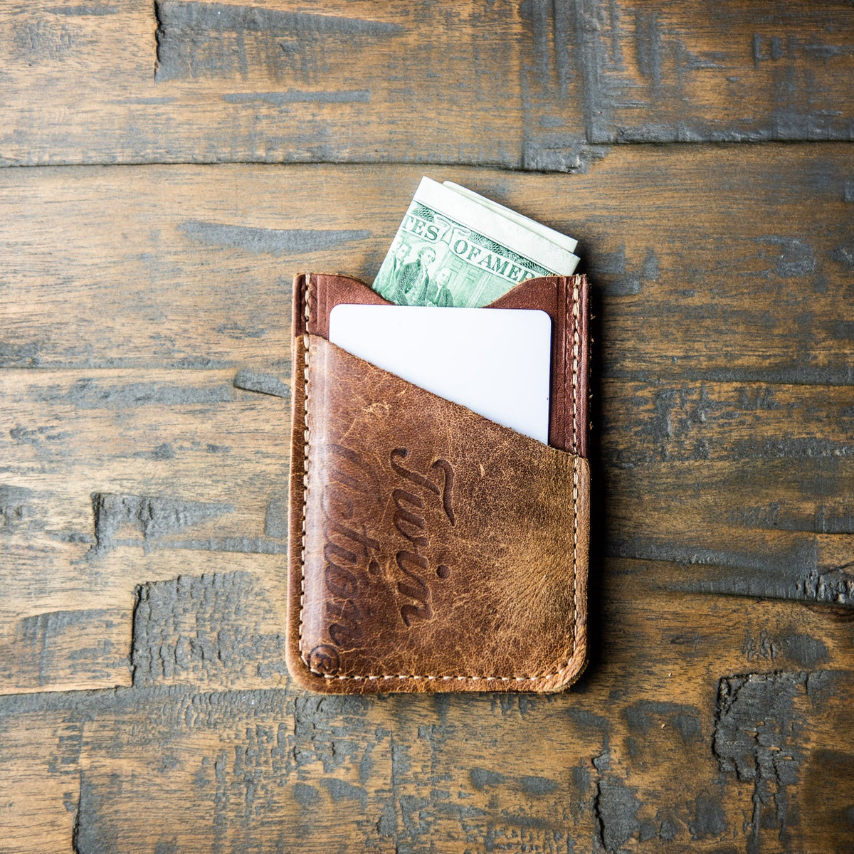 The Colossus of Clout - Triple Pocket Vintage Baseball Glove Front Pocket Wallet