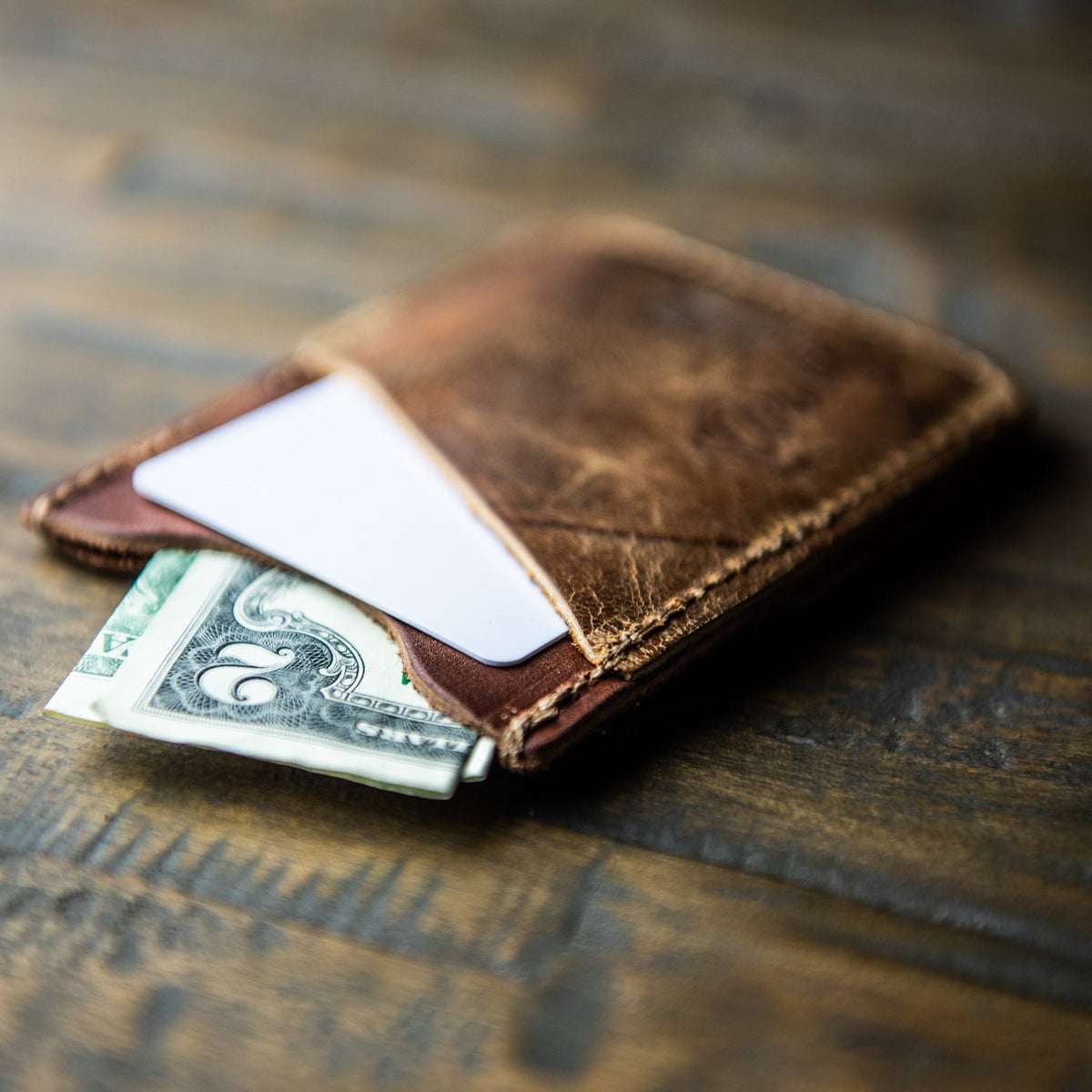 The Colossus of Clout - Triple Pocket Vintage Baseball Glove Front Pocket Wallet